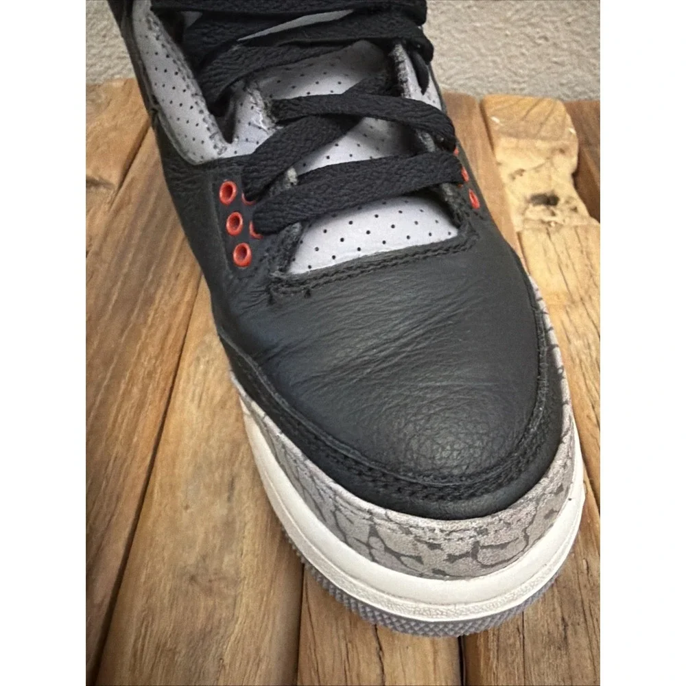 Nike Youth Air Jordan 3 Retro Black Cement DM0967-010 GS Shoes Sz 5Y